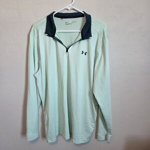 Under Armour Mint Green Golf Pullover